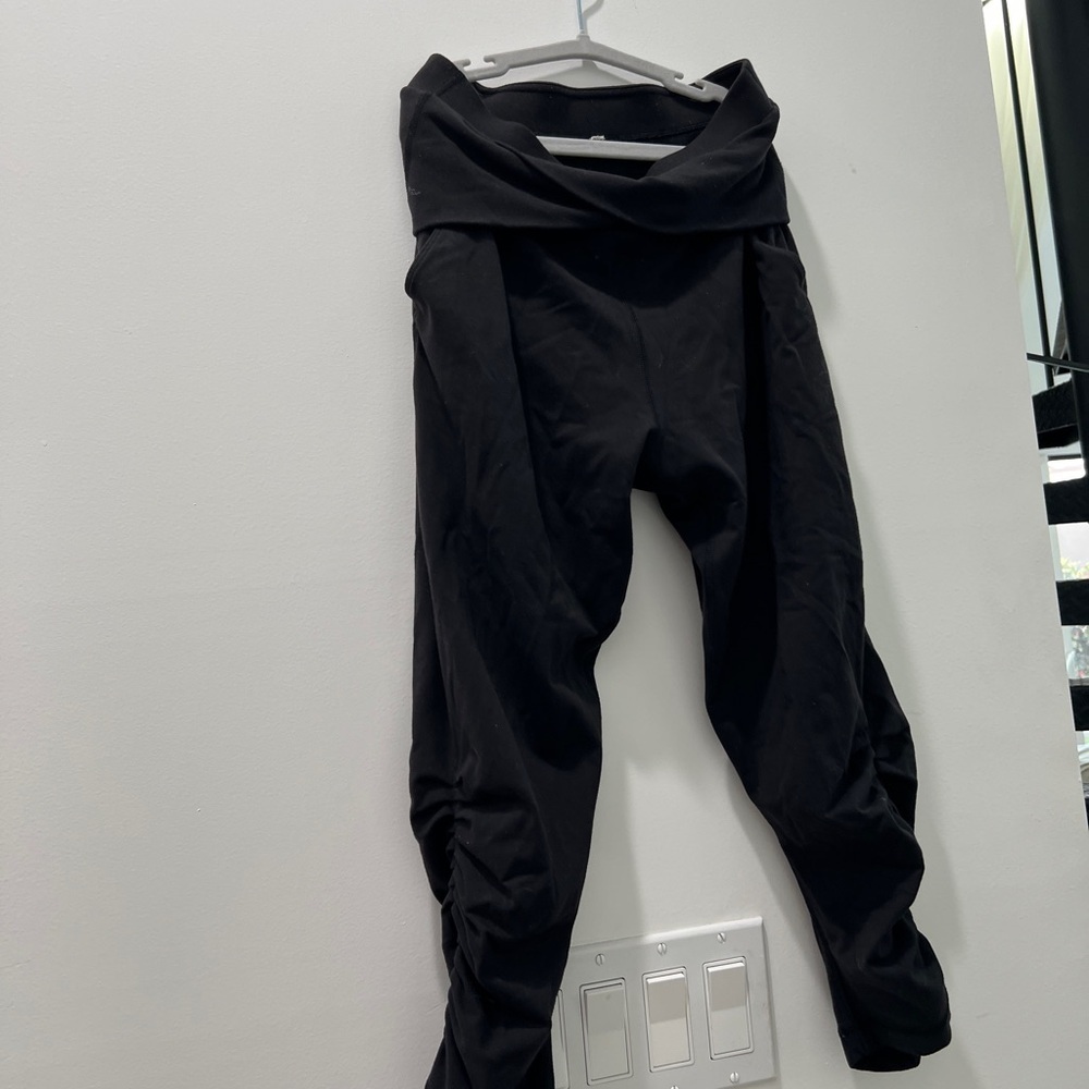 Lululemon 4 Black Pants jogger high waist - wash wear - Picture 6 of 8